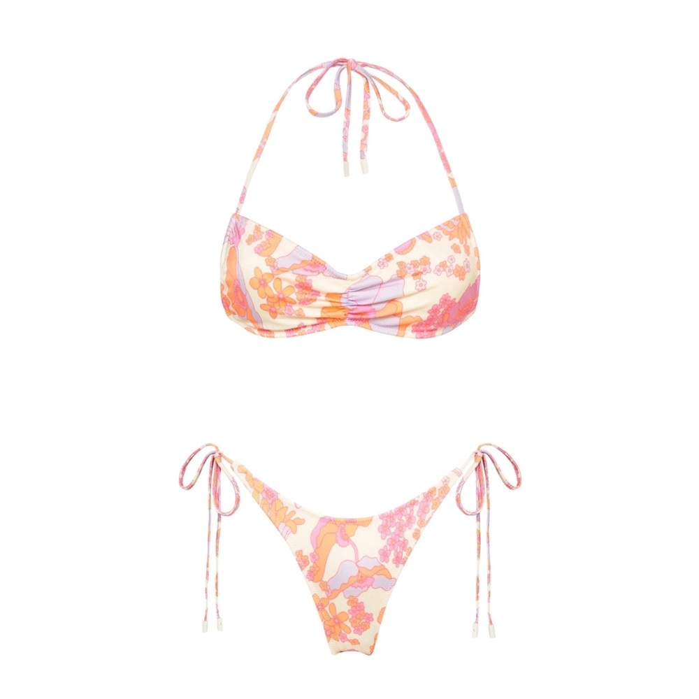 TRIANGL GRETA - SHERBET FLORAL SET WITH BAG!